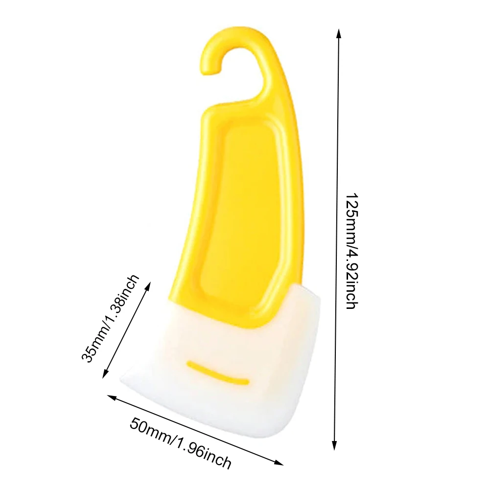 Silicone Bowl Scraper Easy To Clean Dish Cleaning Scraping Spatula Messy Pan Bowl Squeegee Kitchen Tools for Baking and Cleaning