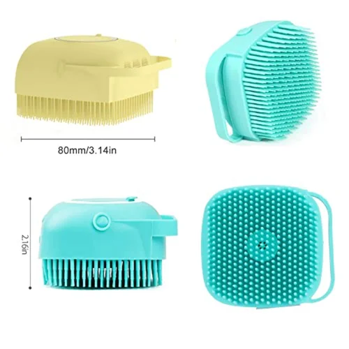 욕실 강아지 큰 개 고양이 목욕 마사지 장갑 브러시, 부드러운 안전 실리콘 애완 동물 액세서리, 개 고양이 도구 마스코트 제품 3