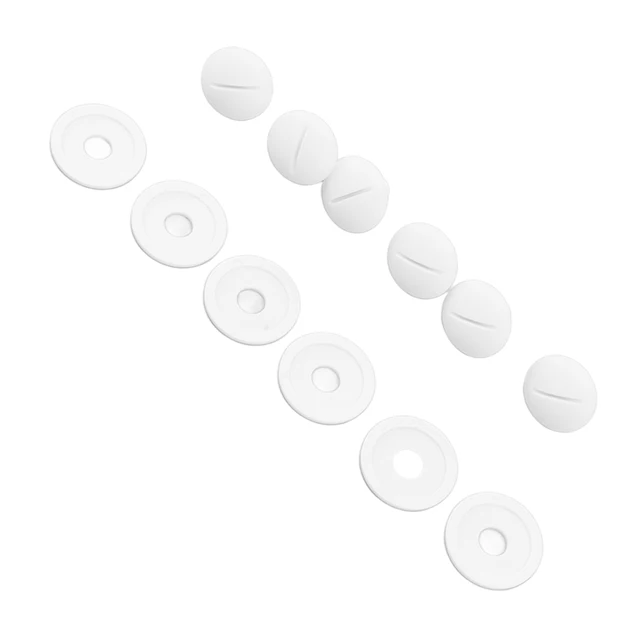 6Db/Beállított Medence Tisztító Kerék Csavar Extra 6Db Alátétekkel C55 Műanyag Cserealkatrészek A Polaris 180 280 -Hoz - Image 2