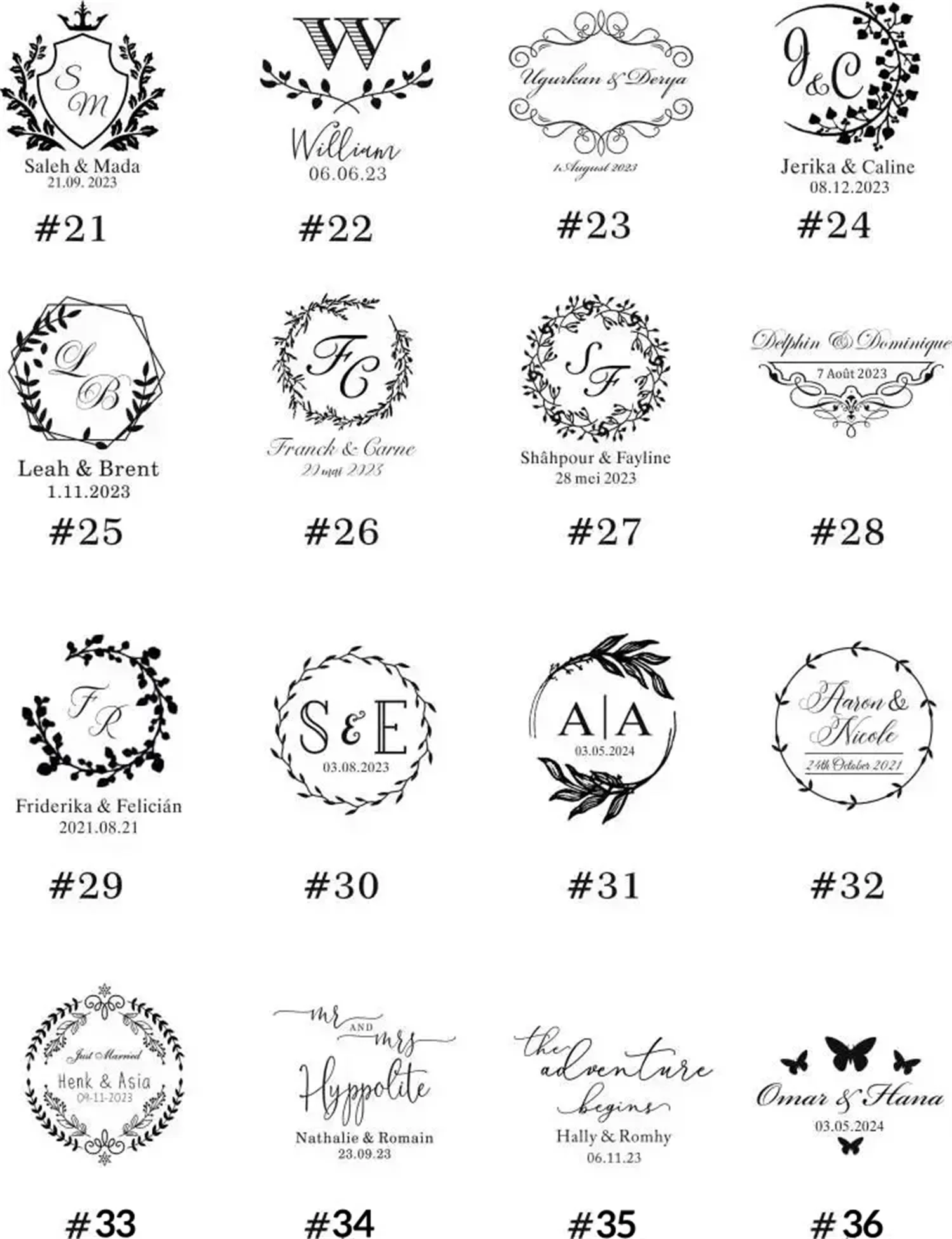 Description Picture 5 of itemPersonalized Beverage Napkins Custom Stamped Cocktail All Occasion Foil Printed Wedding, Bridal Shower, Graduations