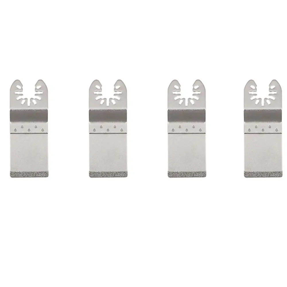 

4pcs Stainless Steel Universal Diamond Saw Blade Silver Diamond Woodworking Oscillating Tool Blades