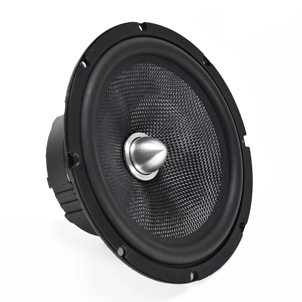 Creadvent 6.5 Inch Midrange Bass Speaker 4/8ohm 30/40W Braided Sound Cone Woofer DIY Home Theater HiFi Audio Bullet Loudspeaker