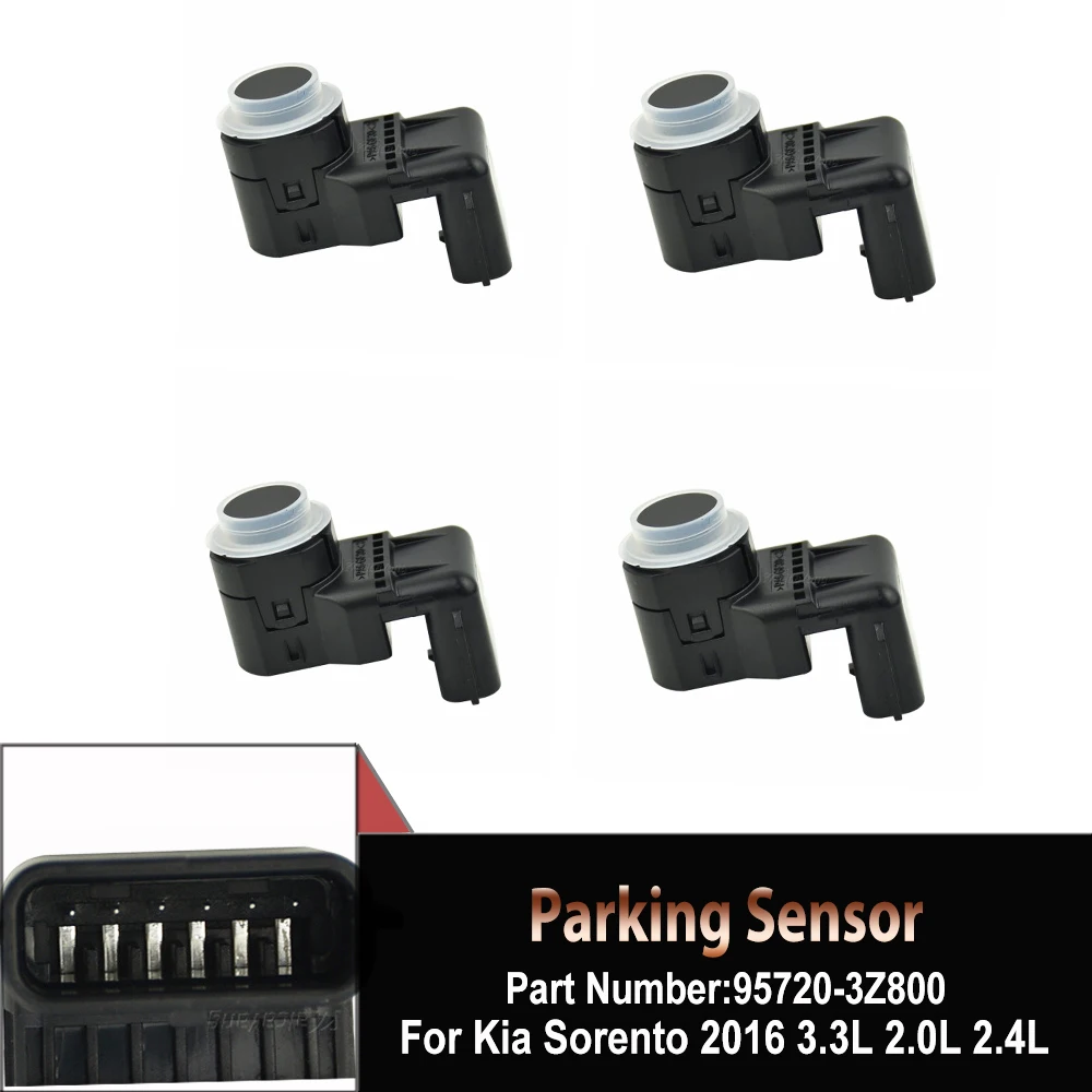 

4PCS For Hyundai Kia Sportage III 3 2010-2014 1.7 2.0 Car Parking Sensor Bumper Reverse Assist 4Mt271H7A 95720-3U000