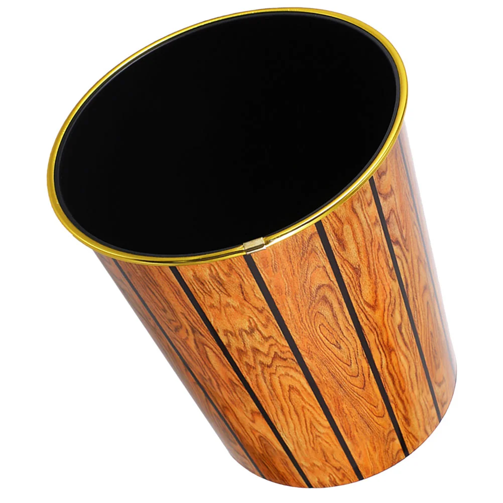 

European Style Garbage Can Office Litterbox Trash Waste Container Plastic Bucket