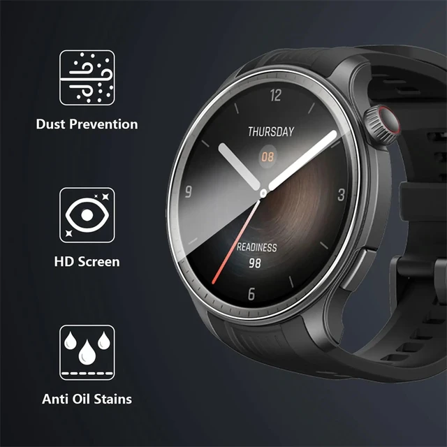 Screen Protector For Amazfit Balance Smart Watch Tempered Glass