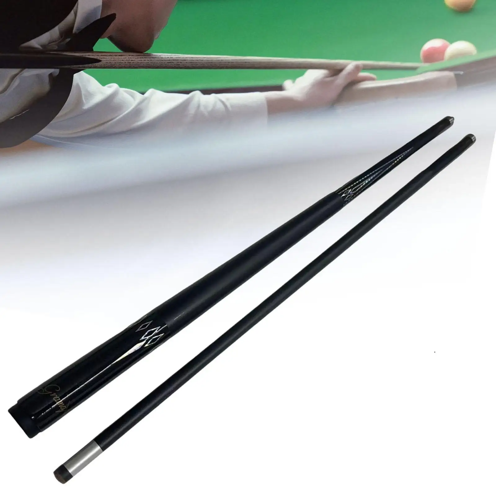 Pool Cue Carbon Fiber 13mm Tip Full Size 58 Pool Cue Carbon Fiber 13mm Tip Full Size 58