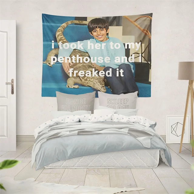Aertemisi Ravi Elvittem A Penthouse -Ba, És Kiborítottam Gobelin Fali Függő Művészet Hálószobás Nappali Dekoráció Partira - Image 4