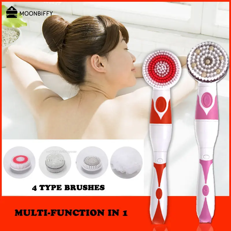 Automatic Shower Brush 4 In 1 Multifunctional Electric Bath