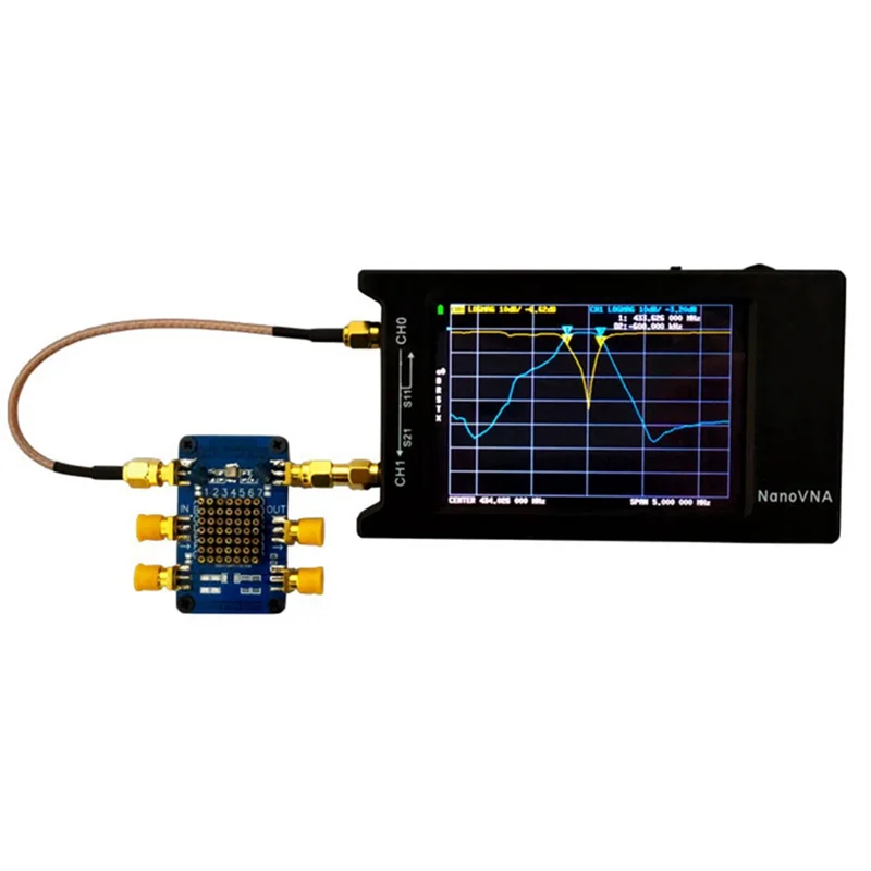 Light System Expansion Board NanoVNA Testboard Kit VNA Test Demo Board Vector Network Analyzer Testing Board