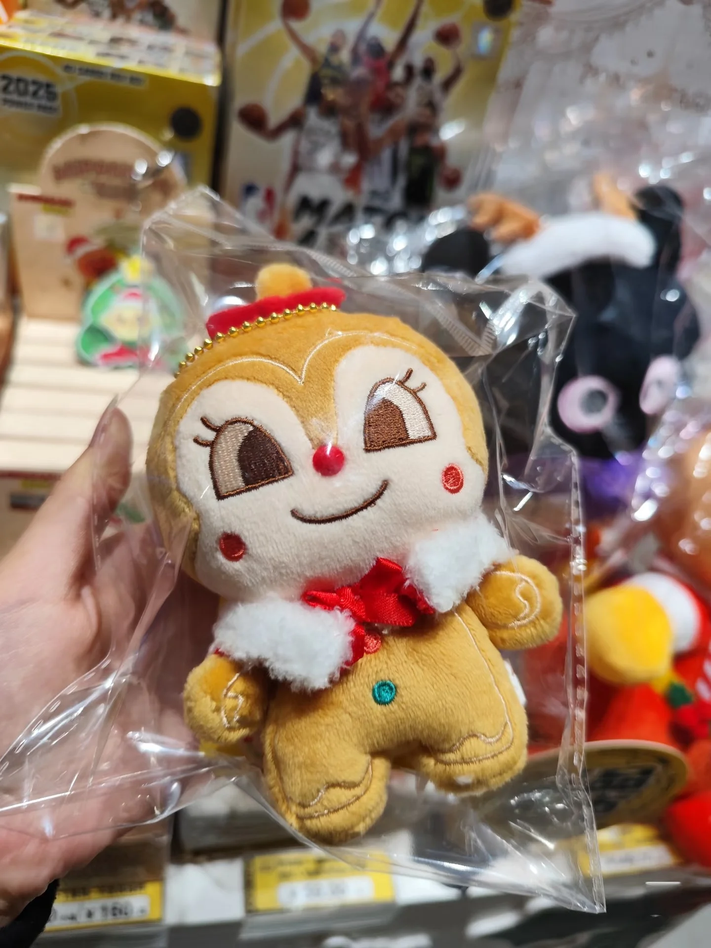 카유 안판맨 진저브레드맨 귀여운 인형 키체인 크리스마스 시리즈 블라인드 박스 잼 삼촌 레드 요정 어린이 선물