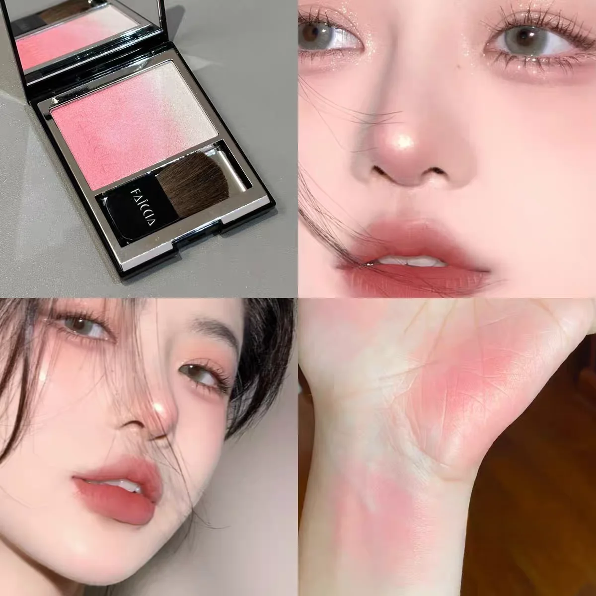 Gradual Powder Blusher High Color Rendering Lasting Makeup Creating Three dimensional Delicate Cheeks Korean Original Cosmetics