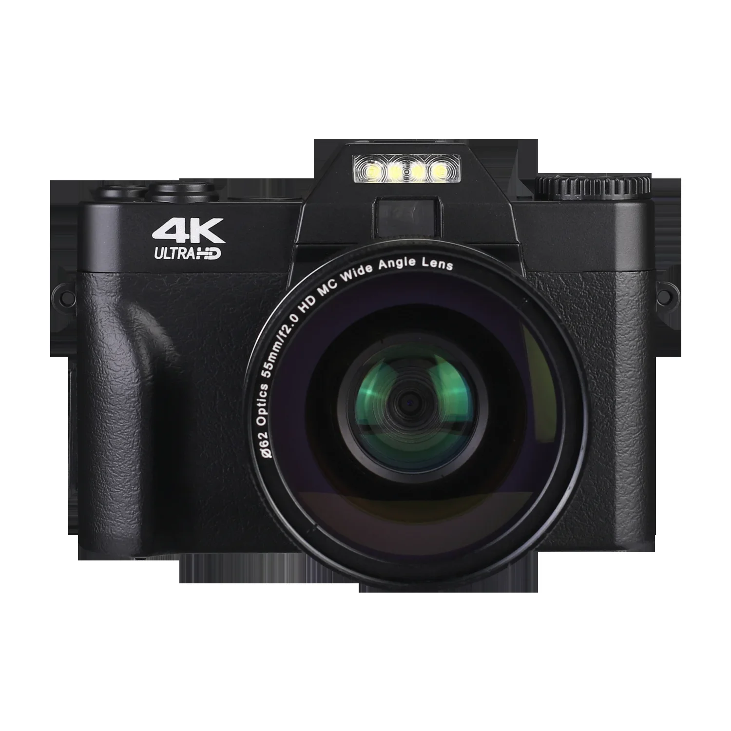4K High Definition Digital Camera R9 with Wifi External Lens Mounting Student Digital Video Camera Retro Style Vlog