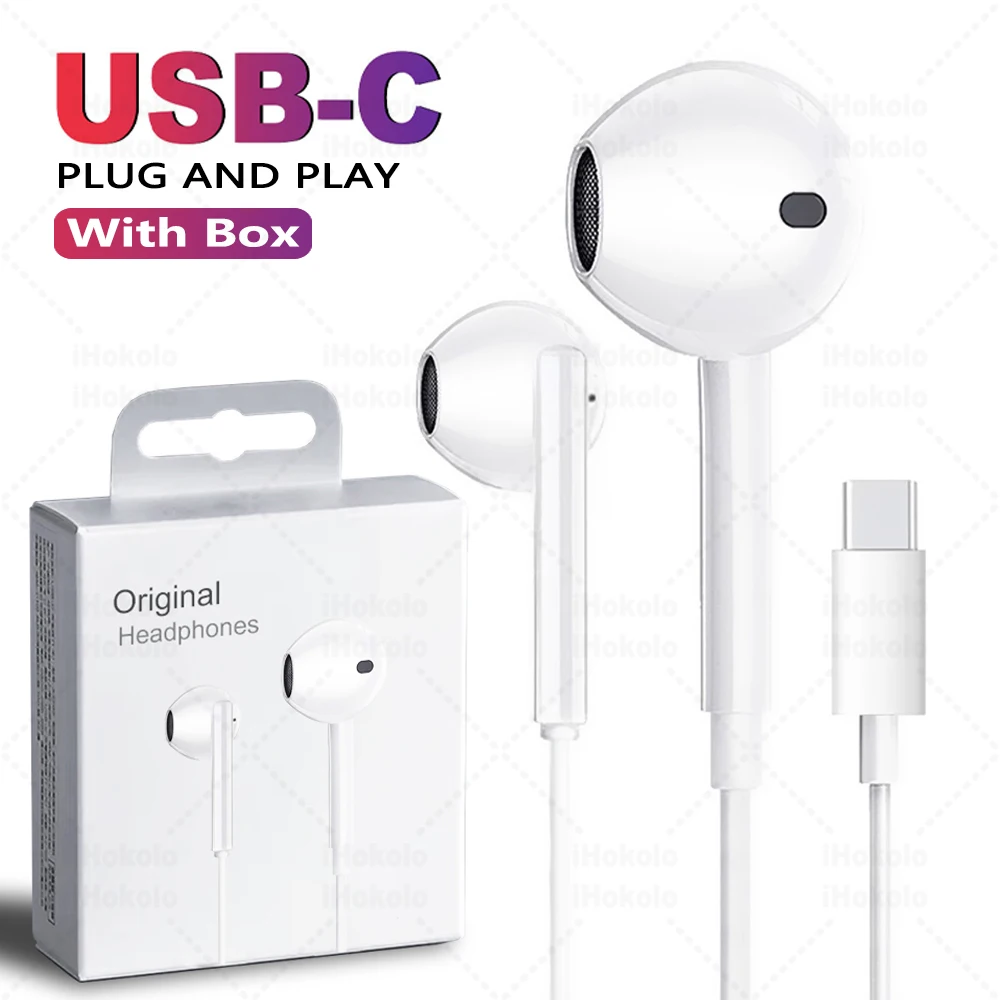 ตัวเลือกสินค้า หูฟัง USB-C คุณภาพสูง ใช้ได้กับทุกอุปกรณ์