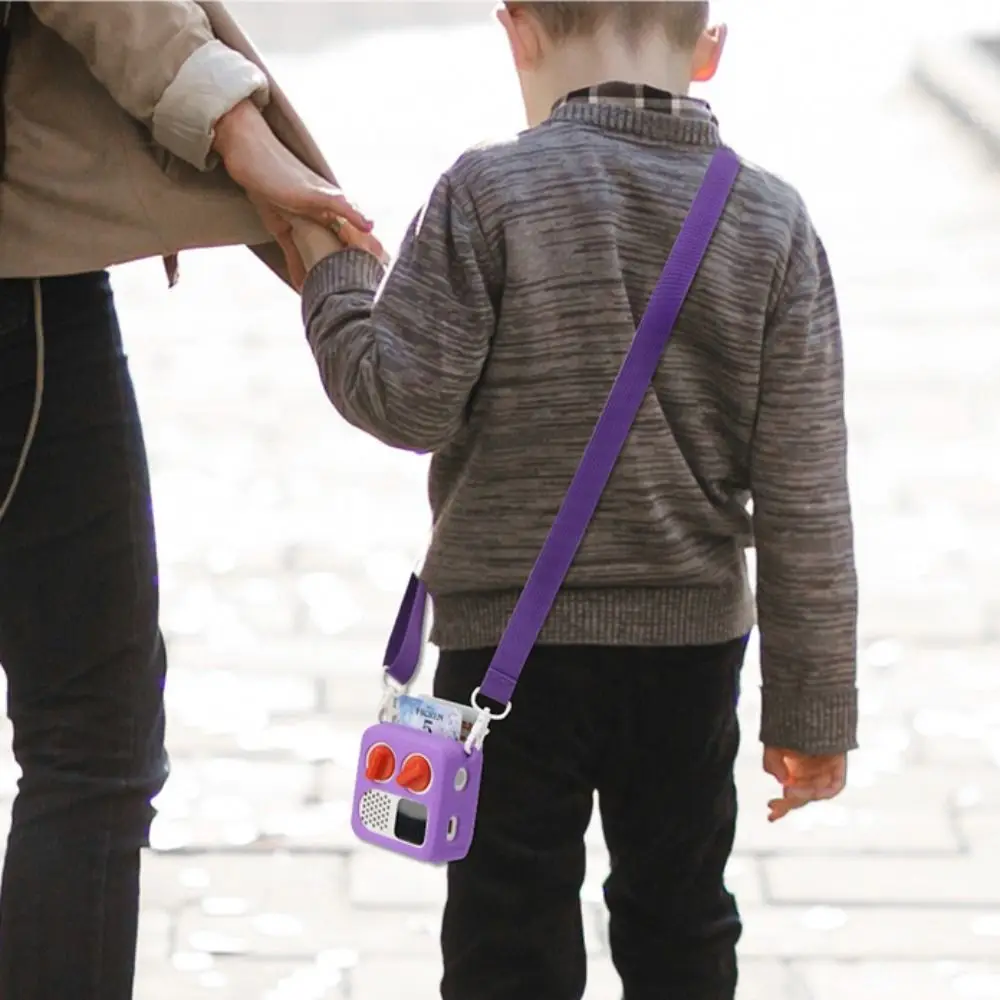 High Quality Silicone Protective Case with Shoulder Strap Shockproof Waterproof Full Protective Cover Carrying Organizer Bag