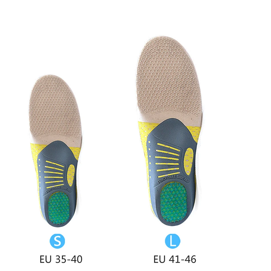 Premium Orthotic Gel Insoles Orthopedic Flat Foot Health Sole Pad For Shoes Insert Arch Support Pad For Plantar fasciitis Unisex