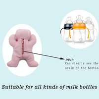 Feeding Bottles Bag Duck Milk Bottle Pouch Cover Toys Kawaii Plush Rabbit Baby Feeding Bottle Keep Warming Bag Baby Feeding Tool 2