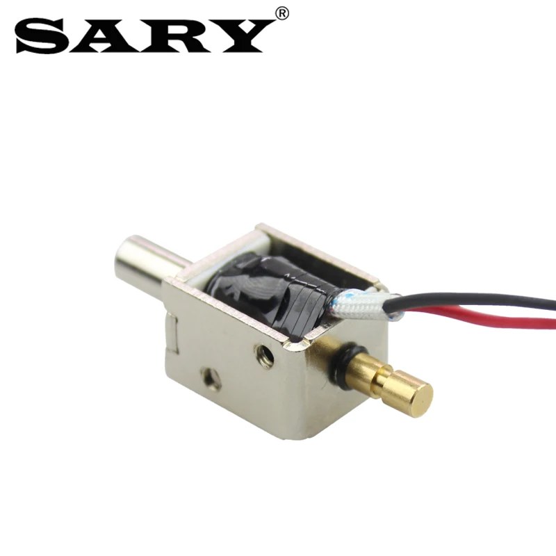 DC12V mini electric lock push-pull solenoid valve small electric bolt lock electric solenoid lock