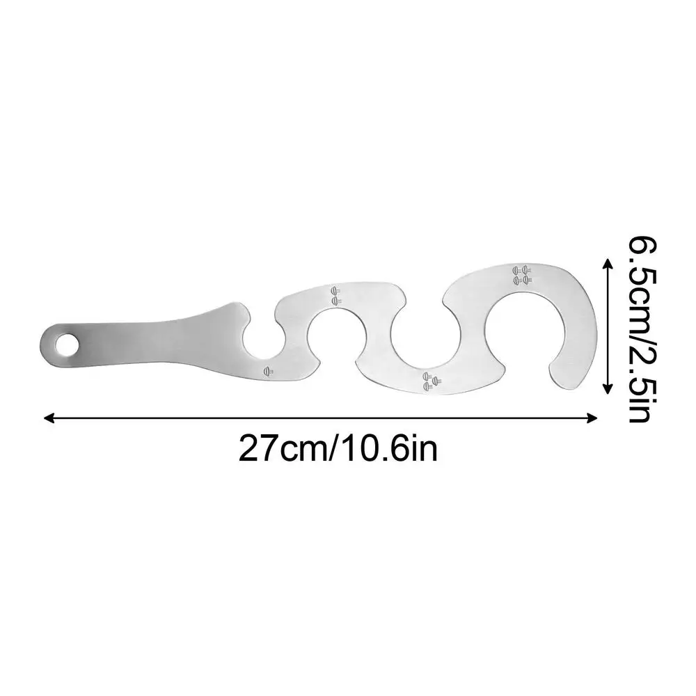 Description Picture 6 of itemPasta Measuring Tool Stainless Steel Spaghetti Measuring Tool Kitchen Gadgets Pasta Ruler Aid For Children Men Women And