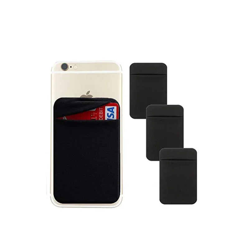 Wallet Card Holder Card Holder Credit Card Holder ID Card Holder ID Card Case Wallet Card Bag Business Card Holder Universal Cellphone Back Card Cover Pocket Mobile Phone Back Shell Card Holder Bag Coin Pocket for ID Credit Organizer