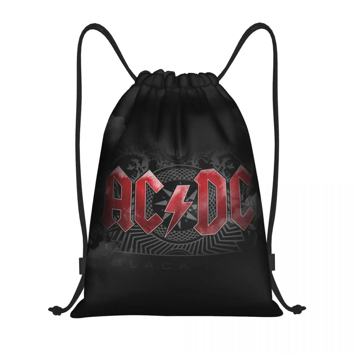 

Оригинальные мужские и женские рюкзаки в стиле ретро рок AC DC рюкзаки с застежкой-шнурком, легкие спортивные рюкзаки из тяжелого металла для занятий музыкой в тренажерном зале, рюкзаки для покупок