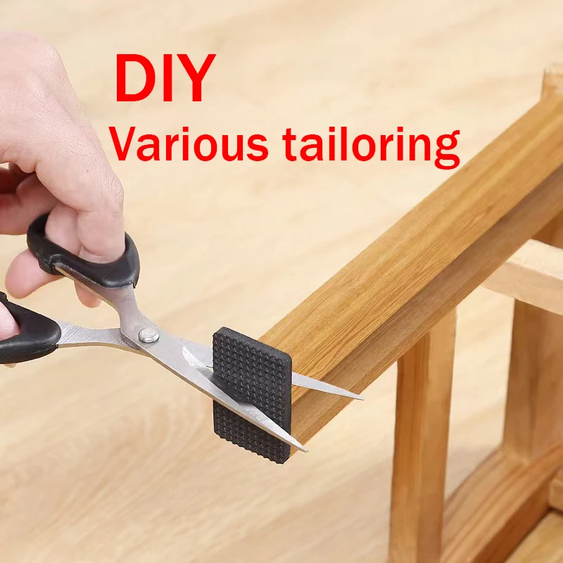 Rubber Pads For Chair Legs Non-slip Self Adhesive Furniture Table Chair Feet Pads Round Square Sofa Leg Pad Protectors Mat furniture leg pads,chair leg caps,rubber furniture feet pads