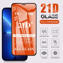 

21D For iphone 11 Pro Max X XR XS Tempered Glass for IPhone 12 13 mini 12pro 13pro Max SE 2020 6 7 8 Plus Screen Protector Glass