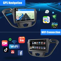 ESSGOO 9 "Android 14 4 + 64G автомобильная стереосистема Carplay Android Auto GPS Wi-Fi RDS Bluetooth для Ford Transit Custom 2012-2021 сенсорный экран — изображение 3