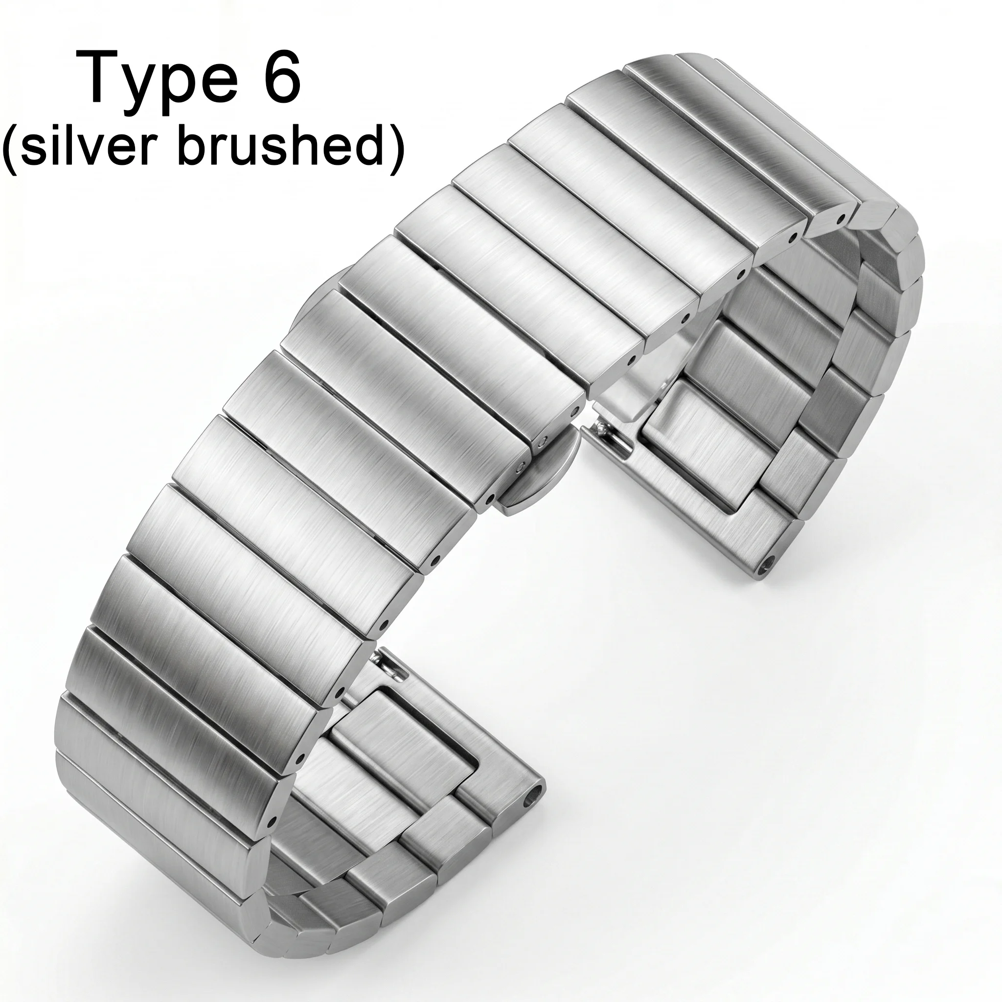 Sleek Stainless Steel Watch Band - Premium Metal Replacement Strap
