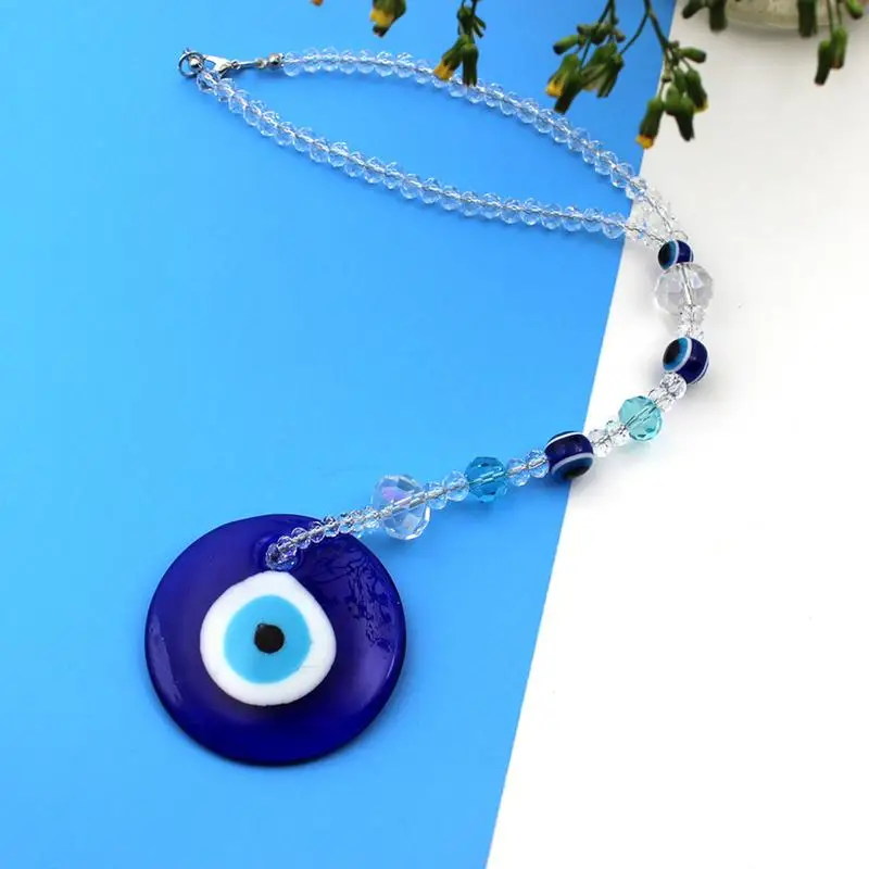 Evil Eye Car Charm Evil Blue Eye Accessory Rear View Mirror Charm Shining Rear View Mirror Charm Evil Eye Car Charm Window