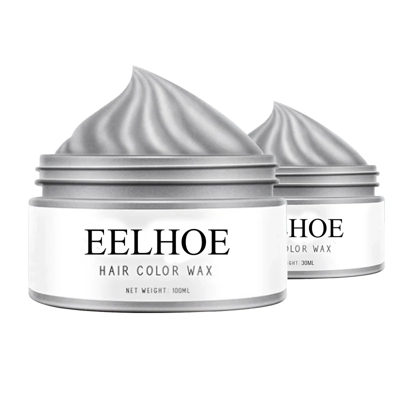 Description Picture 5 of item1~10PCS Smoky Gray Punk Style Hair Cream Light Silver Grey Grandma Gray Hair Dye Color Unisex Color Hair Wax Dye Cream Hair