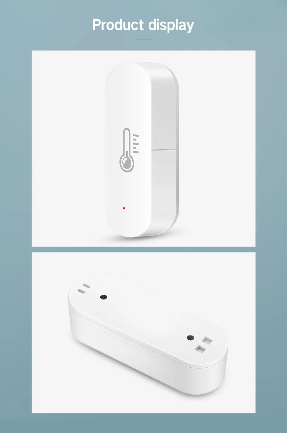 Tuya Zigbee Smart Temperature And Humidity Sensor APP Remote Monitor For Smart H