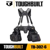 ToughBuilt TB-302-6 Pro Carpenter Suspension Rig With Pockets Tools TOUGHBUILT Packaging Bag 1
