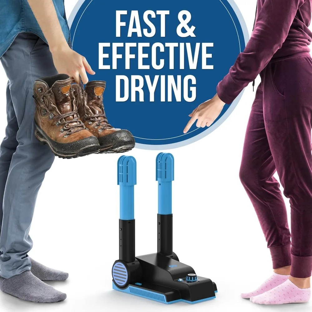 Foldable & Compact Boot Dryer & Boot Warmer with Timer, Fast 2-Hour Drying, Quiet Operation, Heavy-Duty Shoe Dryer–2 Tube Design 2