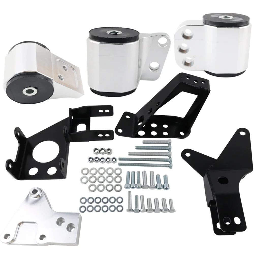 Torque Solution 3pc Billet Engine Mount Kit | Honda Civic/Integra/Del Sol (92-97) (TS-HA-134)