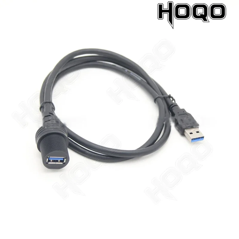 Watrproof USB 3,0 Удлинительный Кабель USB 3,0 штекер-гнездо водонепроницаемый шнур для автомобиля корабля приборной панели автомобиля модификация данных кабель