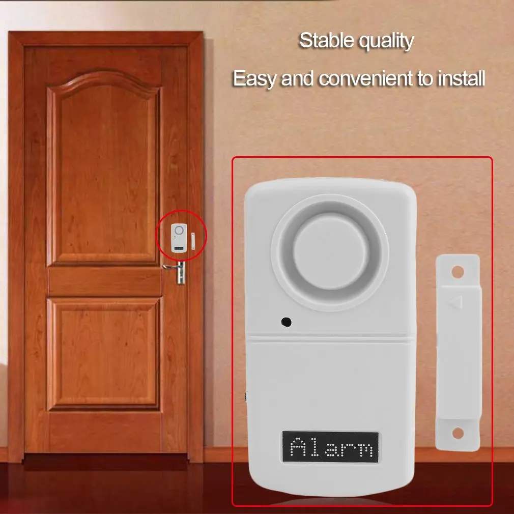 

Alarm Sensor Detector 120dB Alarm Voice Security Door Magnetic Alarm System Home Security Alarm Sensor Detector