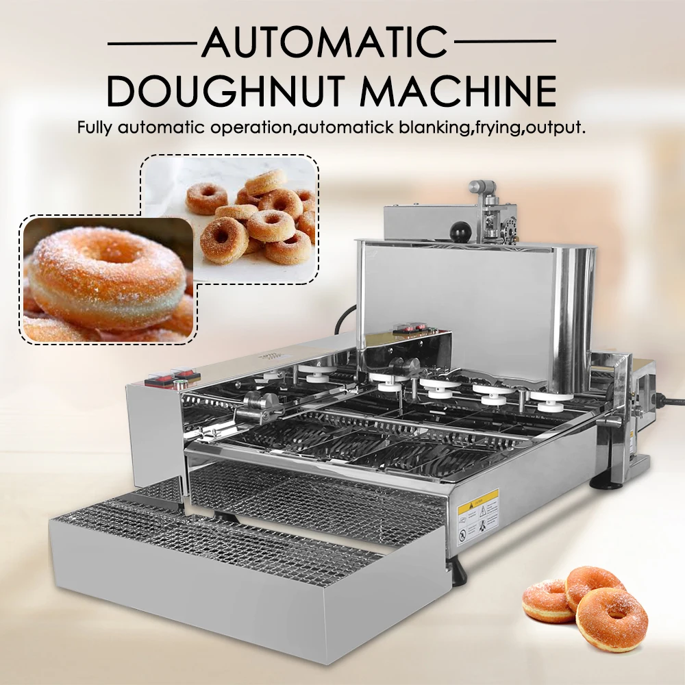 FreeShipping2000WAutomaticDonutMakerDonutFryerFourrowsofmini