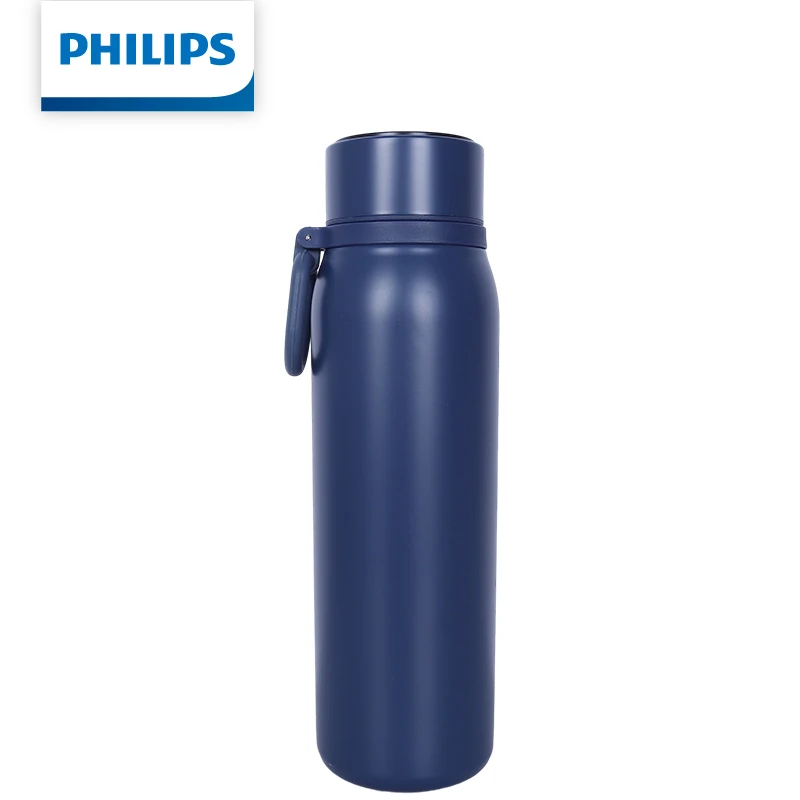 Philips Thermos Cup 480ml Vacuum Insulation Bottle 24 Hours HOT/COLD Temperature Display Screen Stainless Steel Material