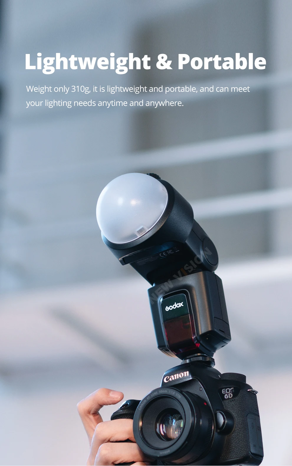 Godox TT520 II Flash TT520II with Build-in 433MHz Wireless Signal + Flash Trigge