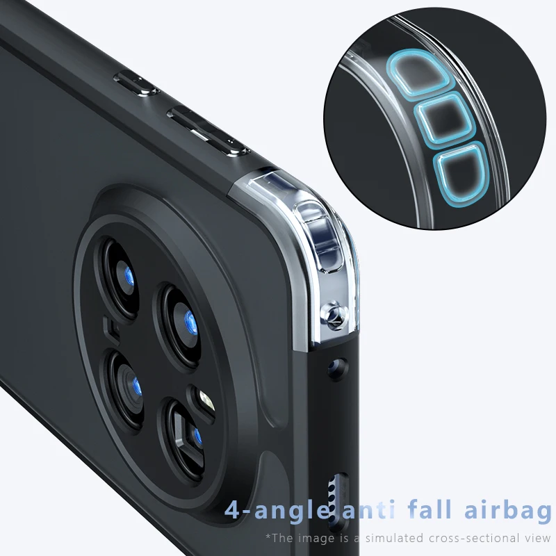 Enhanced TPU Border Case Cover with 3D Integrated Buttons and Anti-Drop Airbags