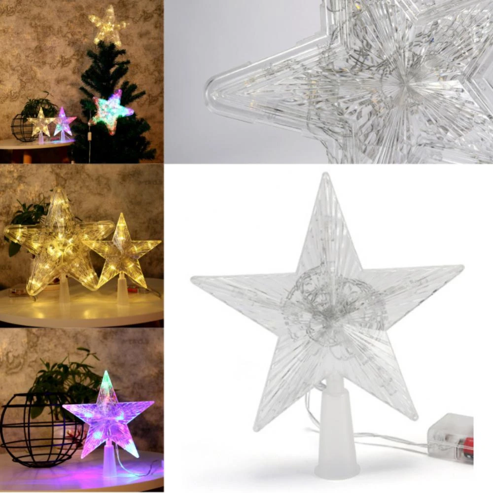 Aanpassen Maryanne Jones Gronden 2023 Vrolijke Kerst Ster Boom Licht Top Decoratie Led Ster Licht String  Hanger Xmas Home Decoratie Navidad Gift| | - AliExpress