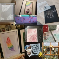A4 DIY Craft Mandala Stencil For Wall Painting Scrapbooking Stamping Album Decorative Embossing Paper Card Flower Template 5