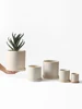 Ceramic Flower Pot Biscuit with Holes Vase Cultivation Succulent Plants Outdoor Garden Plant 2
