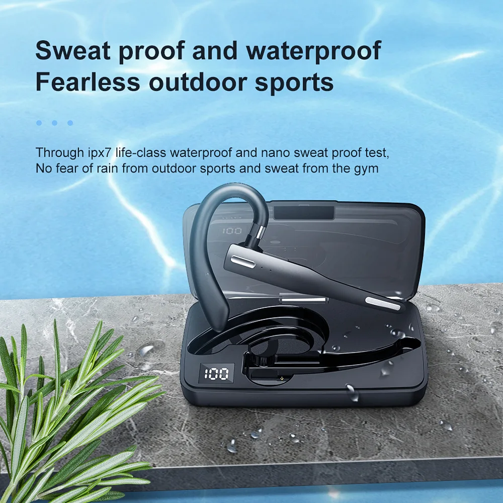 Wireless Bluetooth Headphones With Microphon Earphone ENC Noise Cancelling Handsfree Talking Headset Busines Auriculares Driving 3