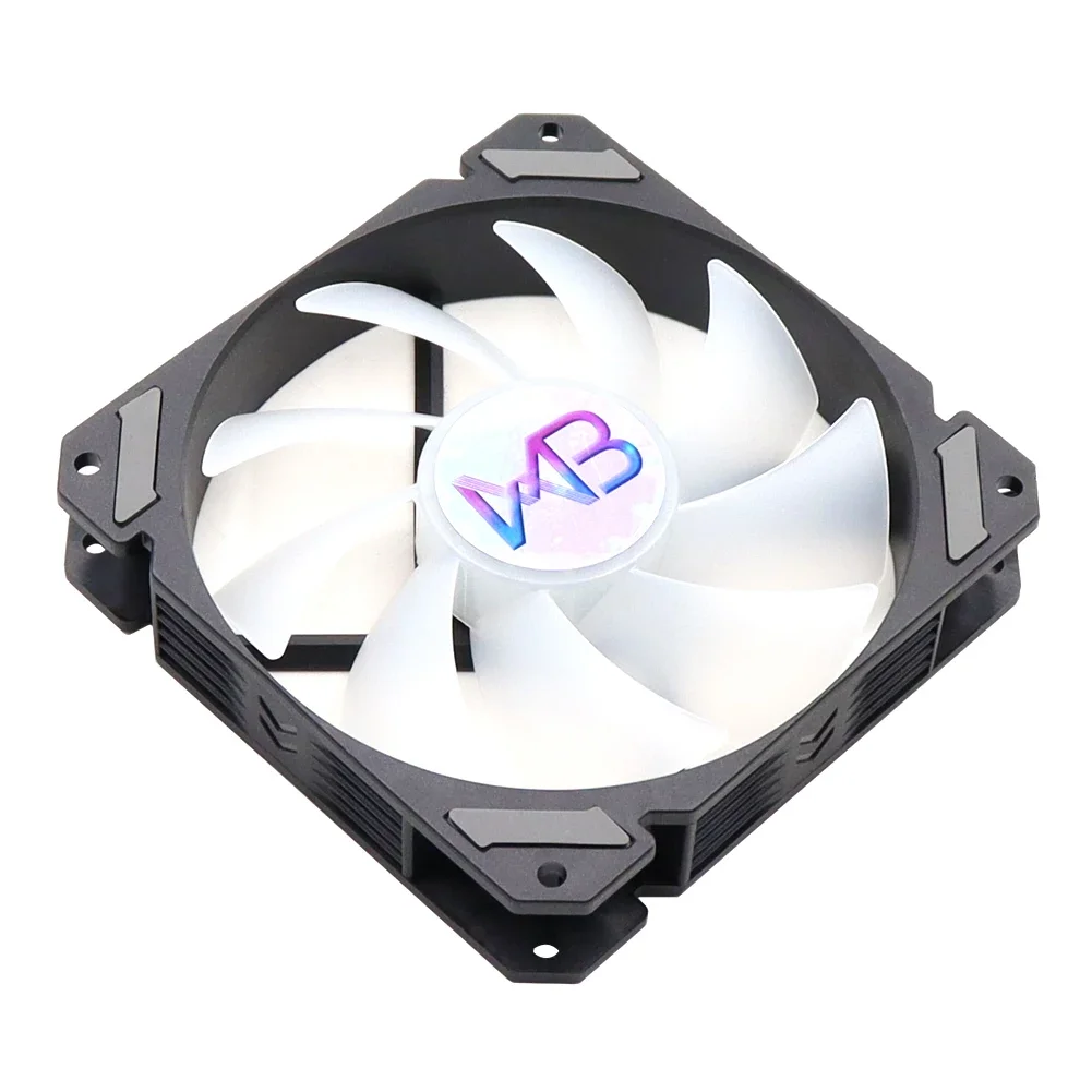 Wovibo-ventilador Rgb Pwm para Caixa do Computador Resfriamento da Cpu Cooler Pwm Pinos 12v dc Ajustar a Velocidade Silencioso Molex Pinos dc - Imagem 6