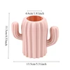 Creative Student Pen Holder Stationery Desktop Cactus Desk Multifunction Storage Box PE Pen Container Brush Pot Office Supplies 4
