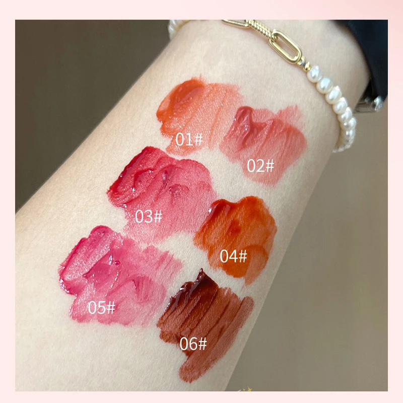 HERORANGE Crystal Gloss Lip Lacquer Long-Lasting Hydration Non-Sticky Glass-Like Shine Affordable