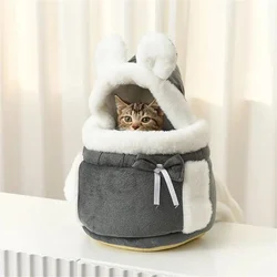 Cozy Outdoor Travel Pet Carrier Backpack - M - advise 1.5 - 3kg (Gray)