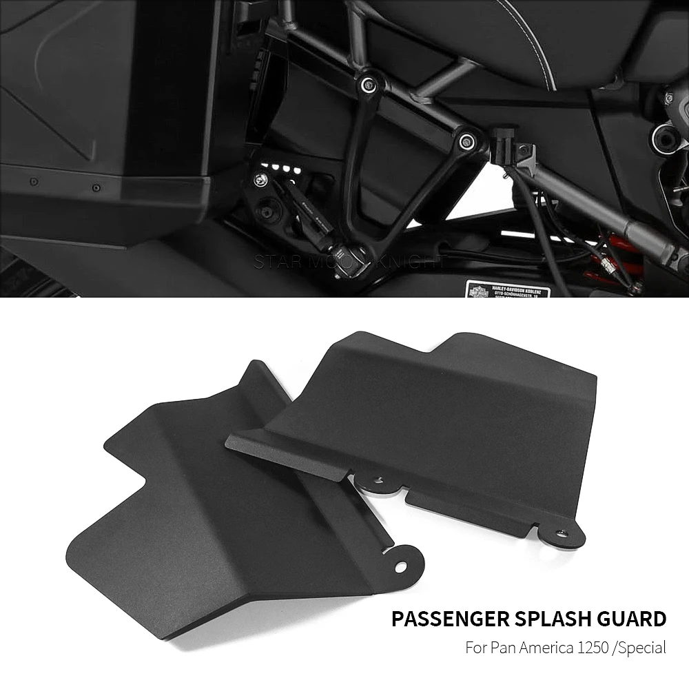 

For RA1250 PA1250 Pan America 1250 S Special 2021 2022- Passenger Splash Guard Rear Seat Foot Pedal Mudguard Fender Recess Cover