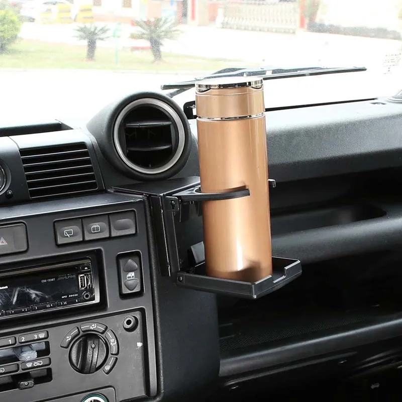 

For Land Rover Defender 2004-2019 Car Air Vent Outlet Beverage Cup Drink Water Bottle Clip-ons Holder Stand Interior Accessories